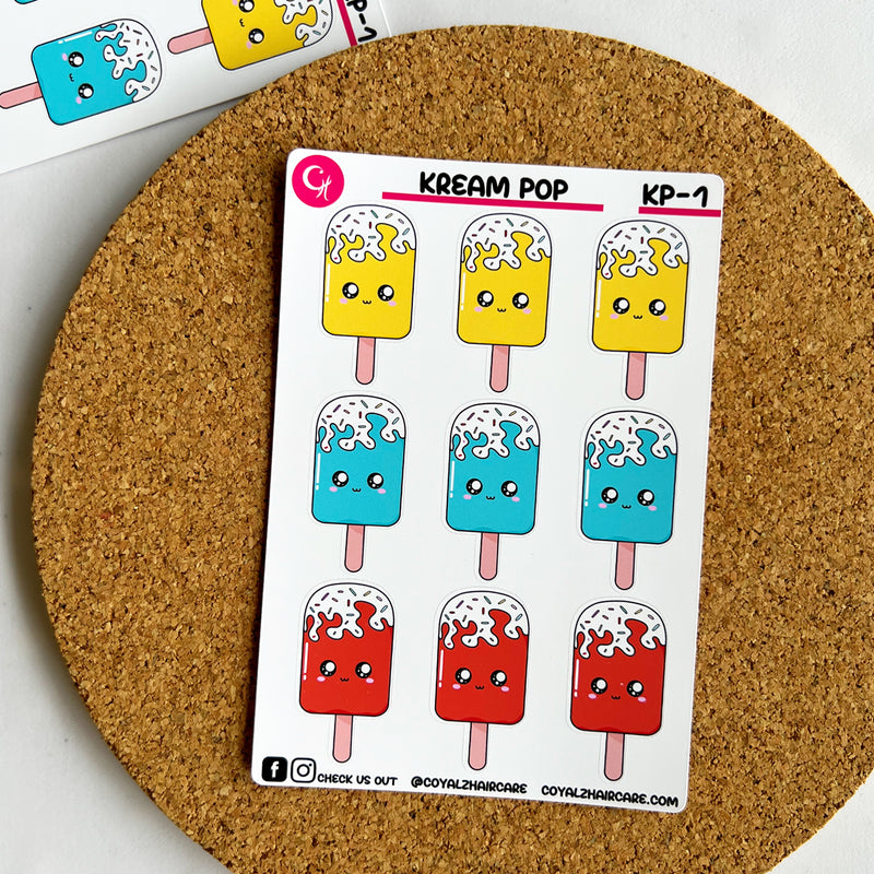Ice Cream Sticker Sheet