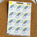 Rainbow Sticker Sheet
