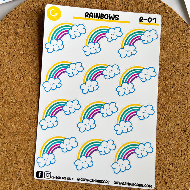 Rainbow Sticker Sheet