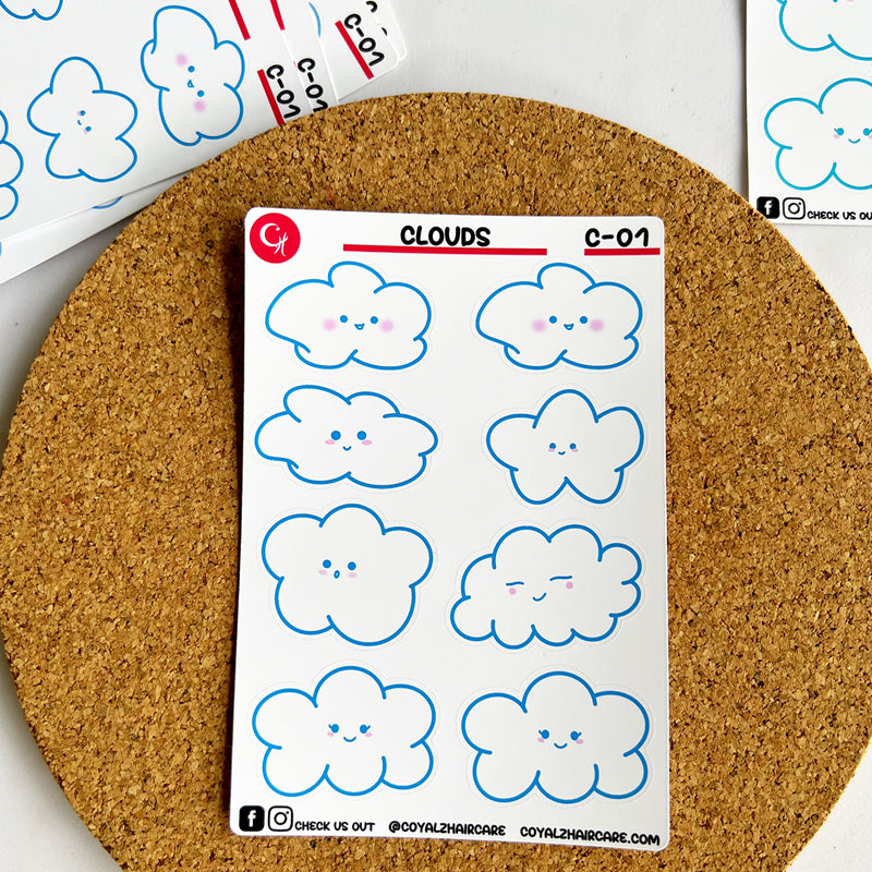 Clouds Sticker Sheet