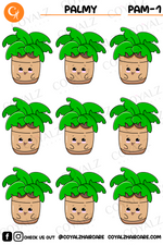 Palm Tree Sticker Sheet