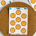 Sun Sticker Sheet