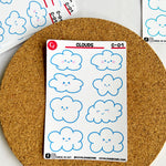 Clouds Sticker Sheet