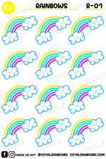 Rainbow Sticker Sheet