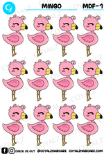 Flamingo Sticker Sheet